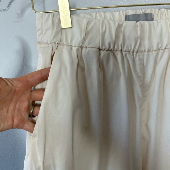 EVERLANE The Easy Pant Straight/Wide Leg Cream Color Organic Cotton Women medium - Picture 8 of 14